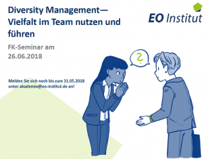 Seminar am 26. Juni: Diversity Management – Vielfalt im Team nutzen und führen